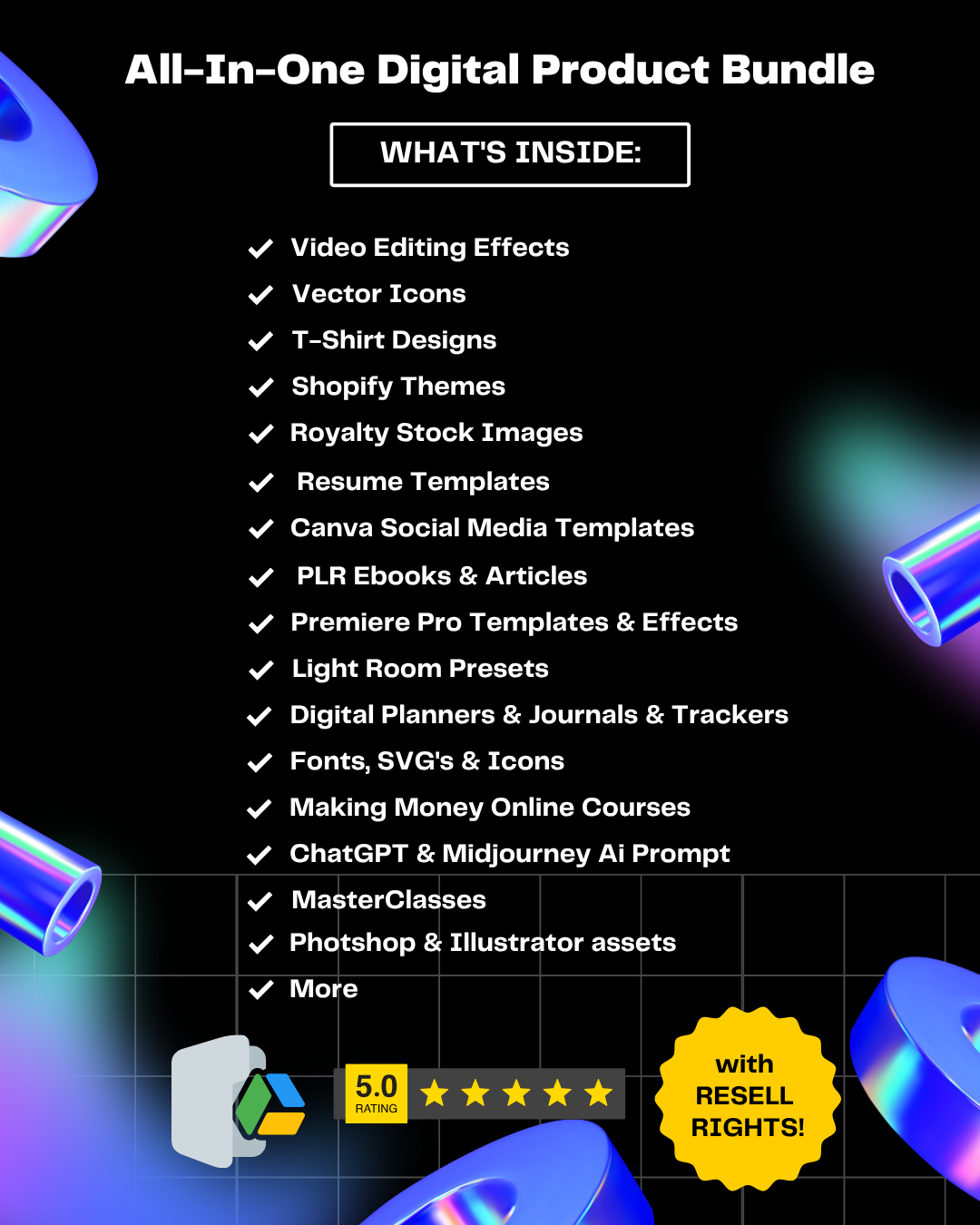 30+ Million Digital Products with Full PLR & MRR Rights - Ready to Sell Today and Make Passive Income